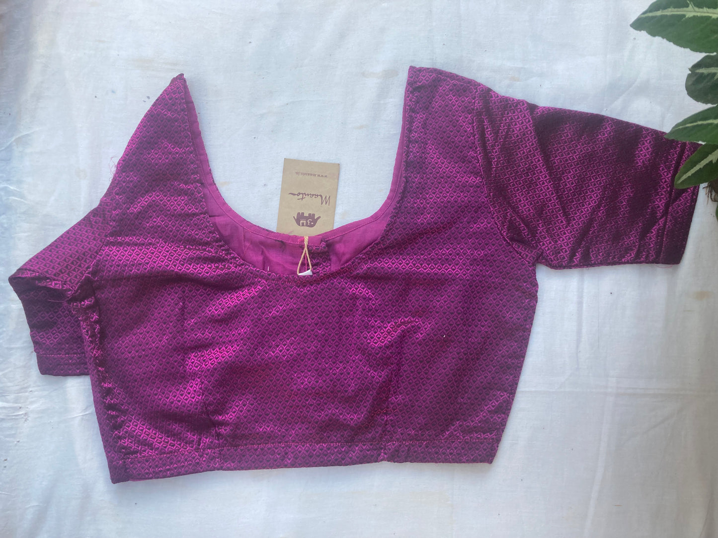 Dark Purple Khan Blouse