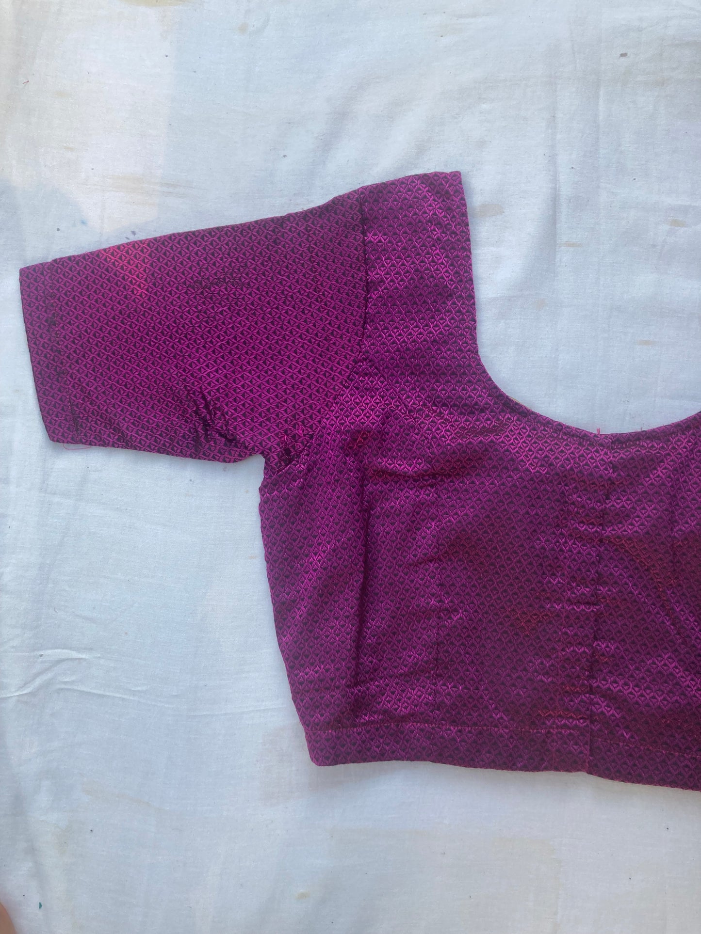 Dark Purple Khan Blouse