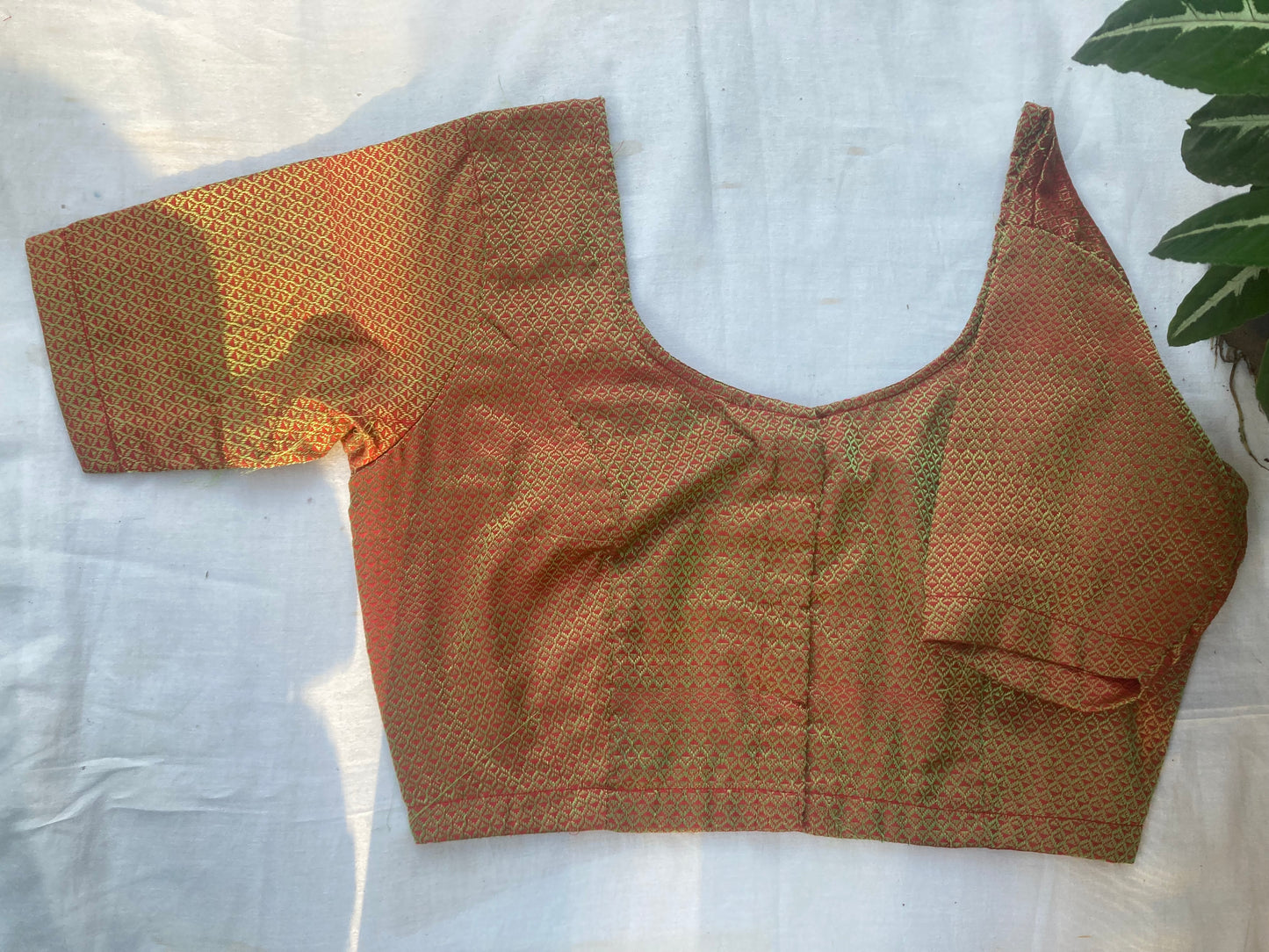 Light Orange Khan Blouse