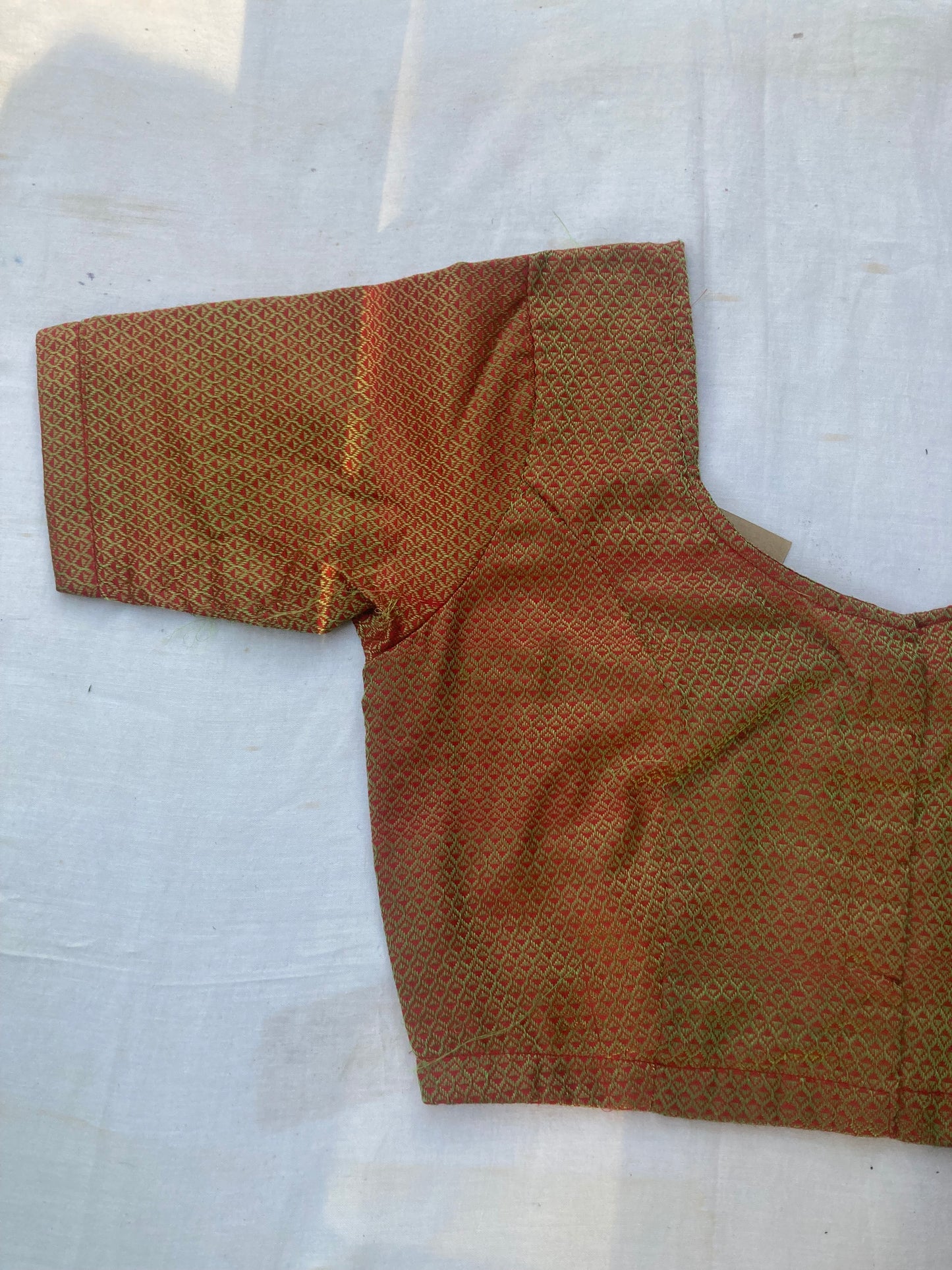 Light Orange Khan Blouse