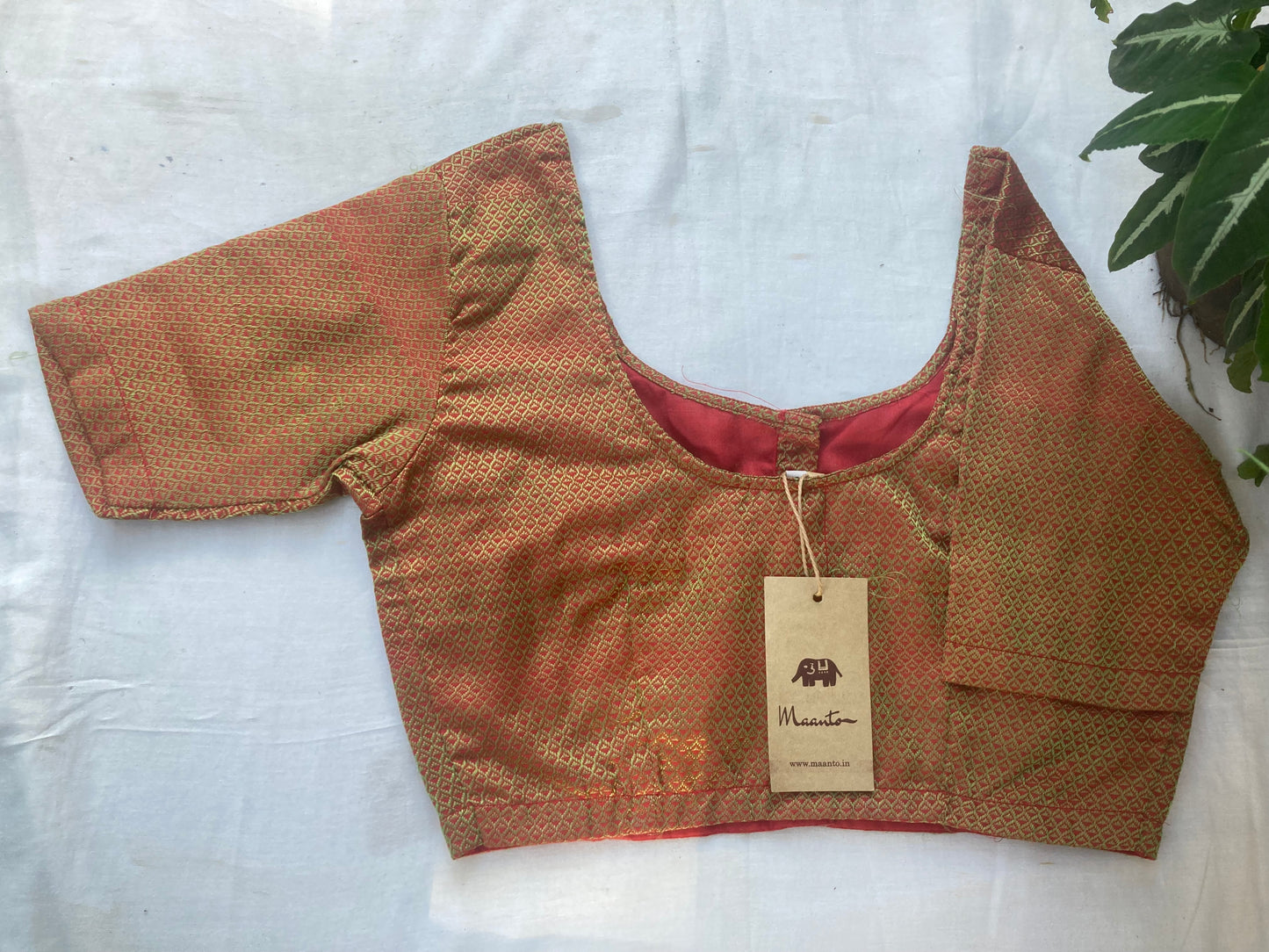 Light Orange Khan Blouse