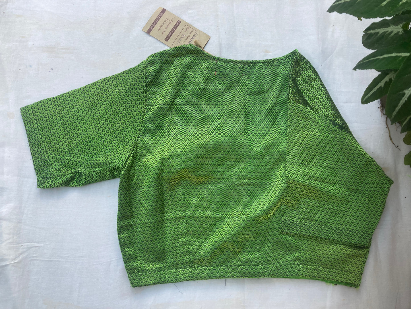 Parrot Green Khan Blouse