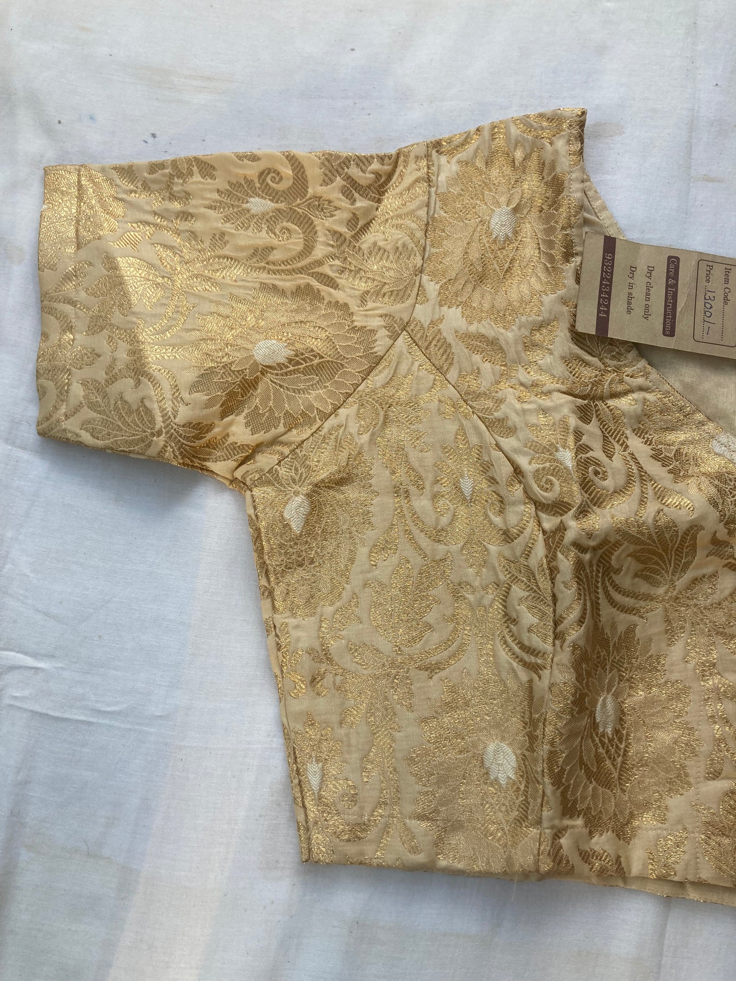 Golden Brocade Blouse