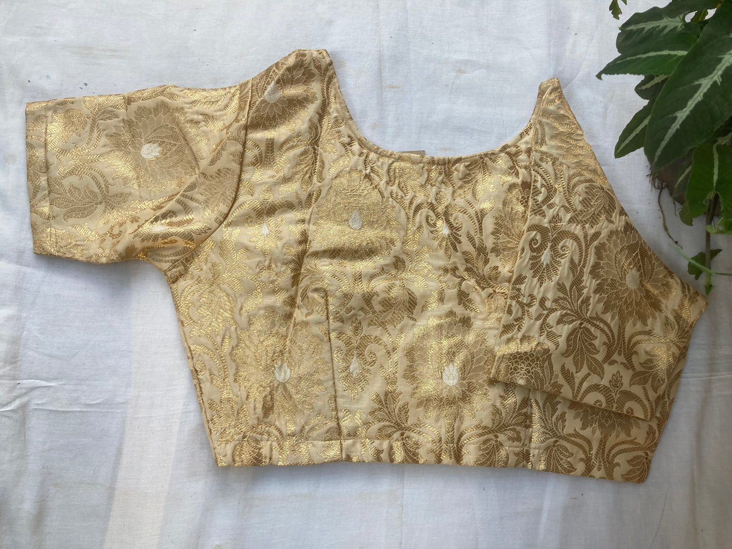 Golden Brocade Blouse