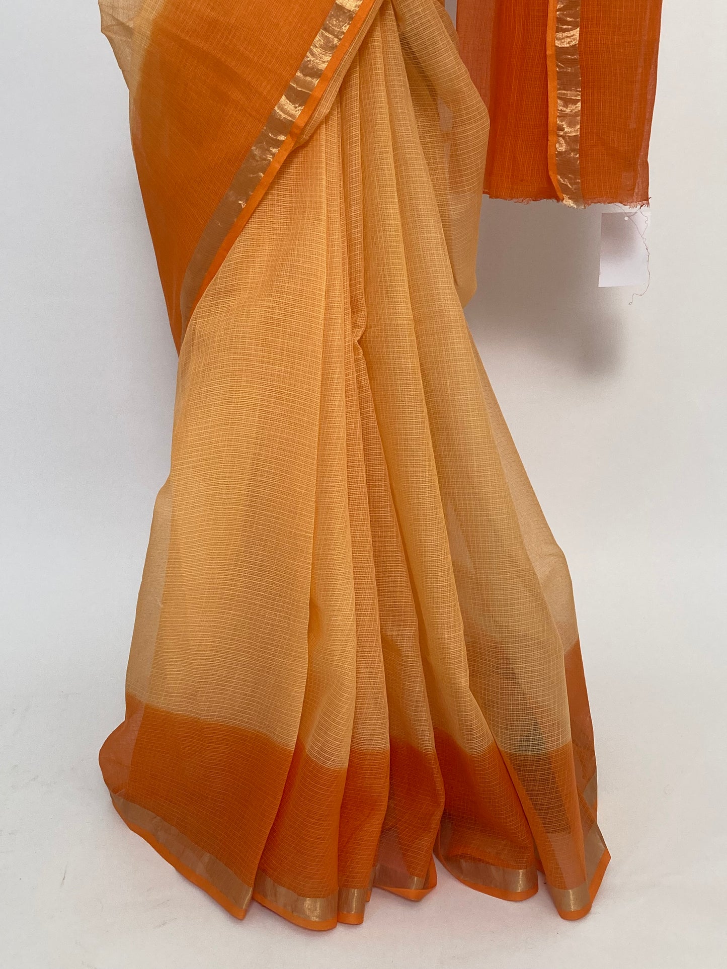 Fire Ombre- Dyed Kota Doria Saree