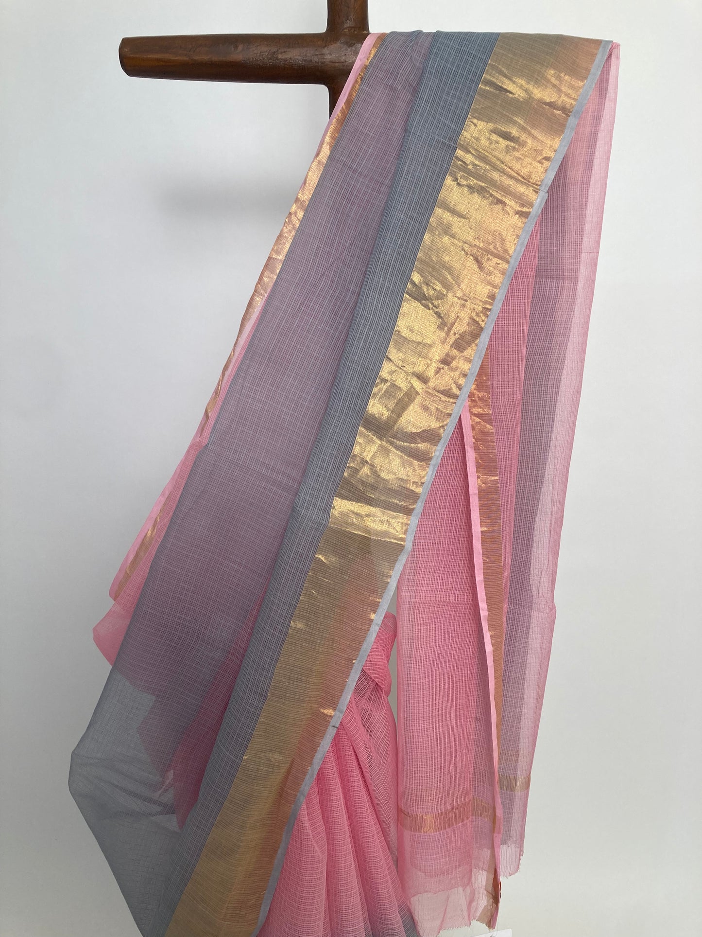 Coin Ombre-Dyed Kota Doria Saree
