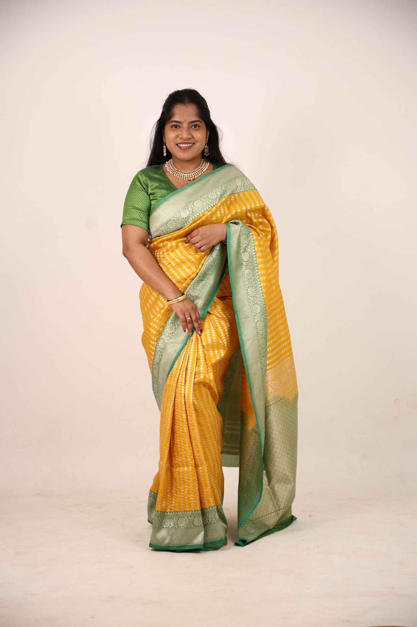 Amber Banarasi Katan Saree