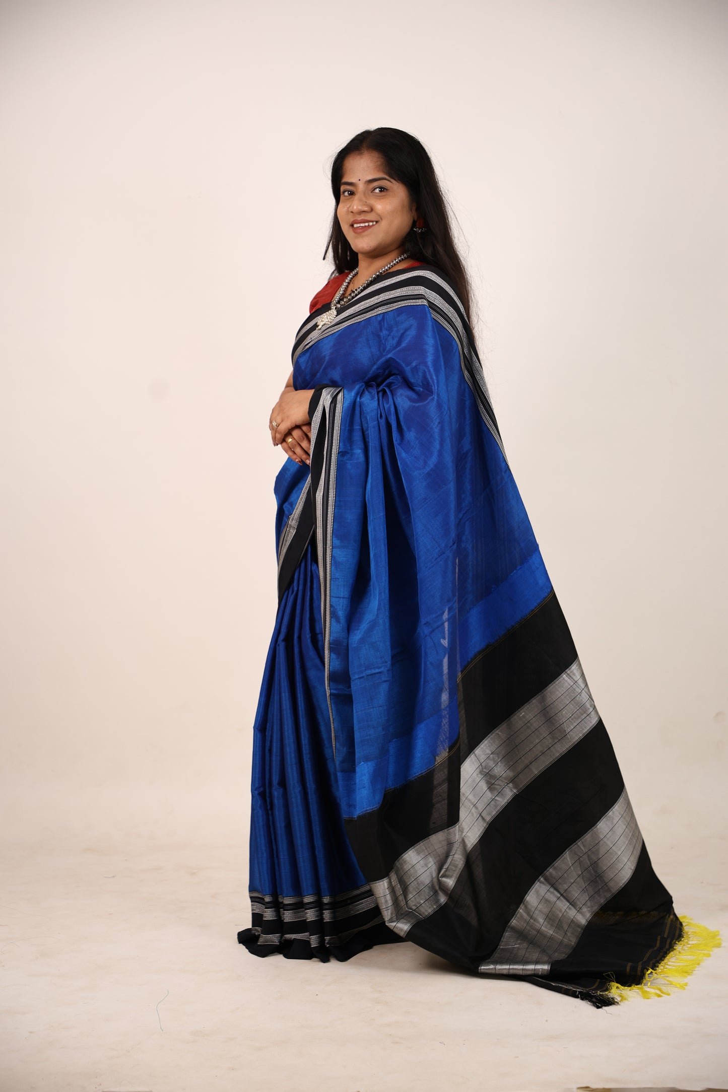 Admiral Blue Ilkal Saree