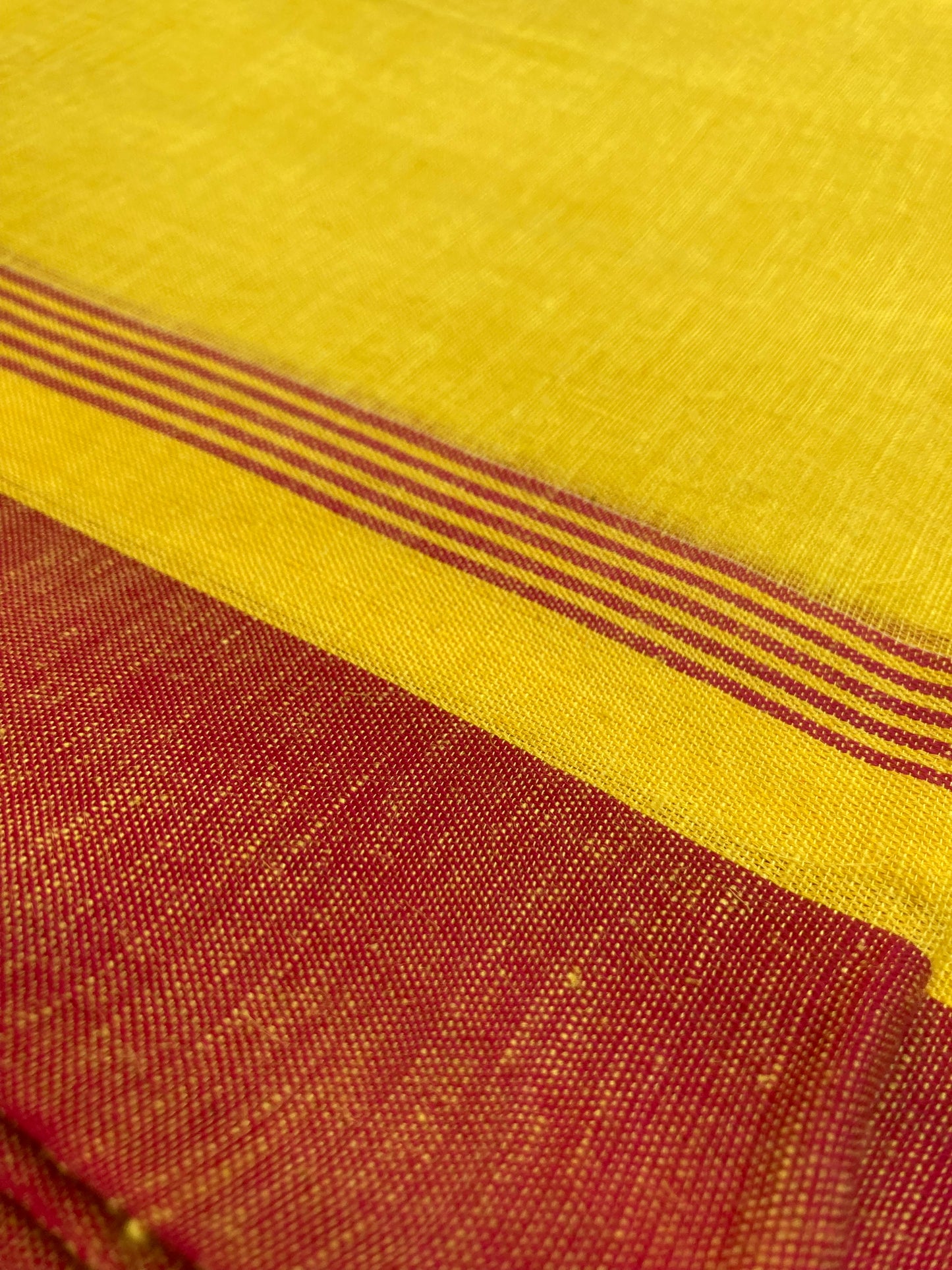 Amber Khadi Cotton Saree