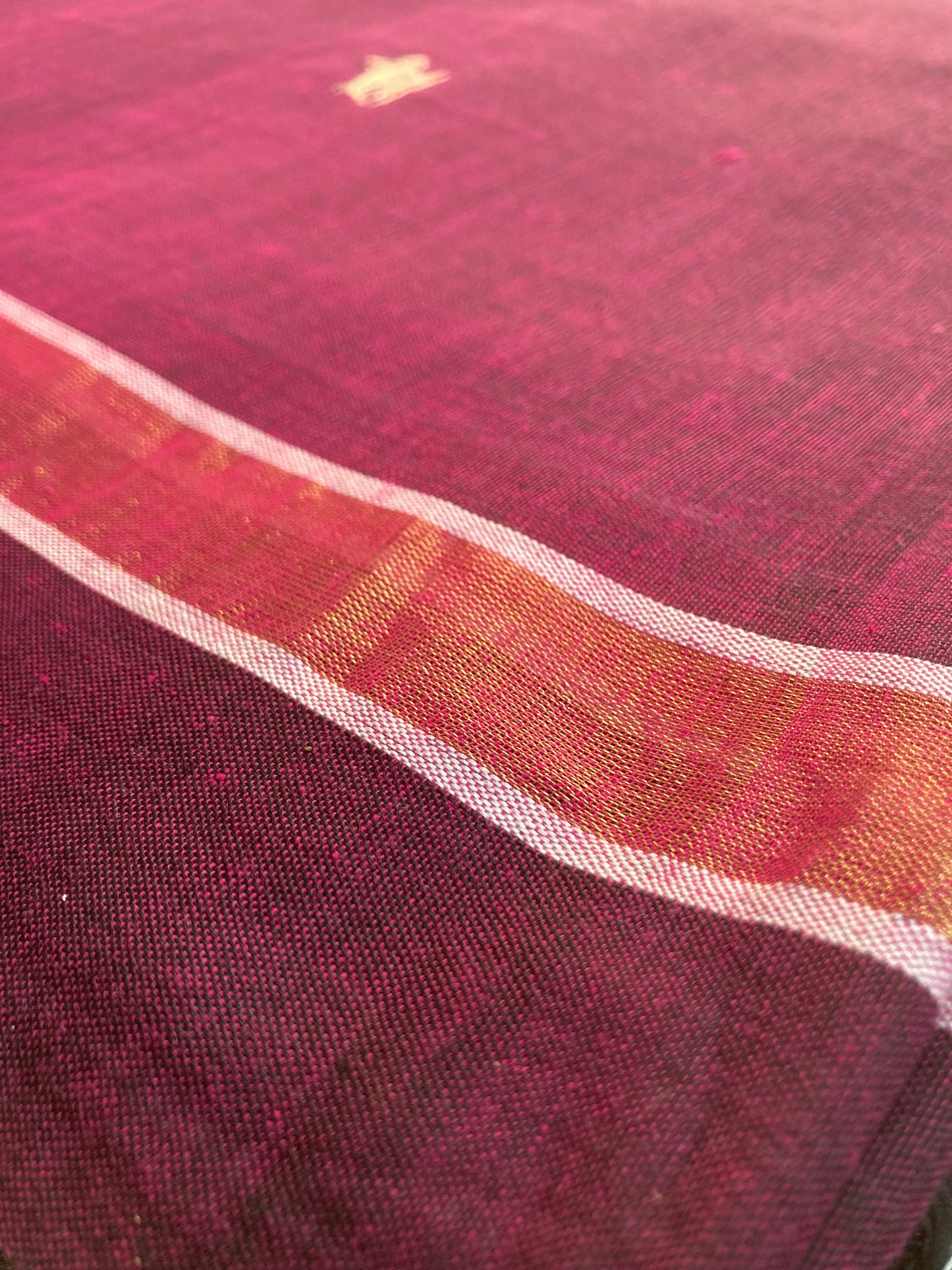 Grape Khadi Cotton Saree