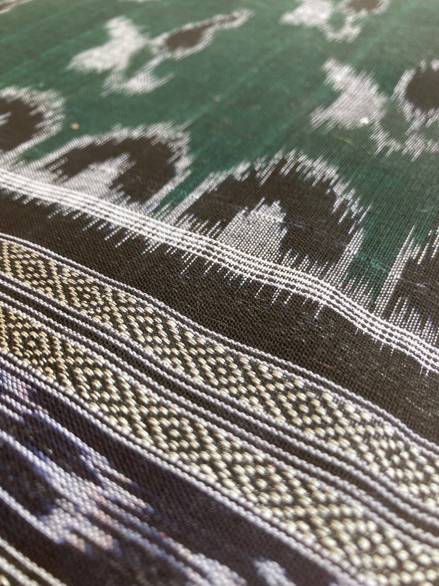 Bottle Green  Sambalpuri Ikkat saree