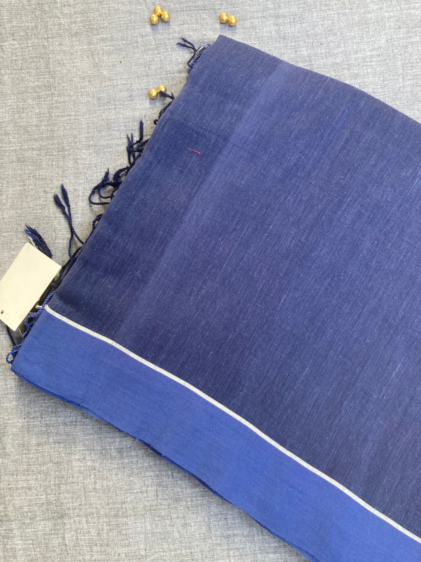Royal Blue Cotton Saree