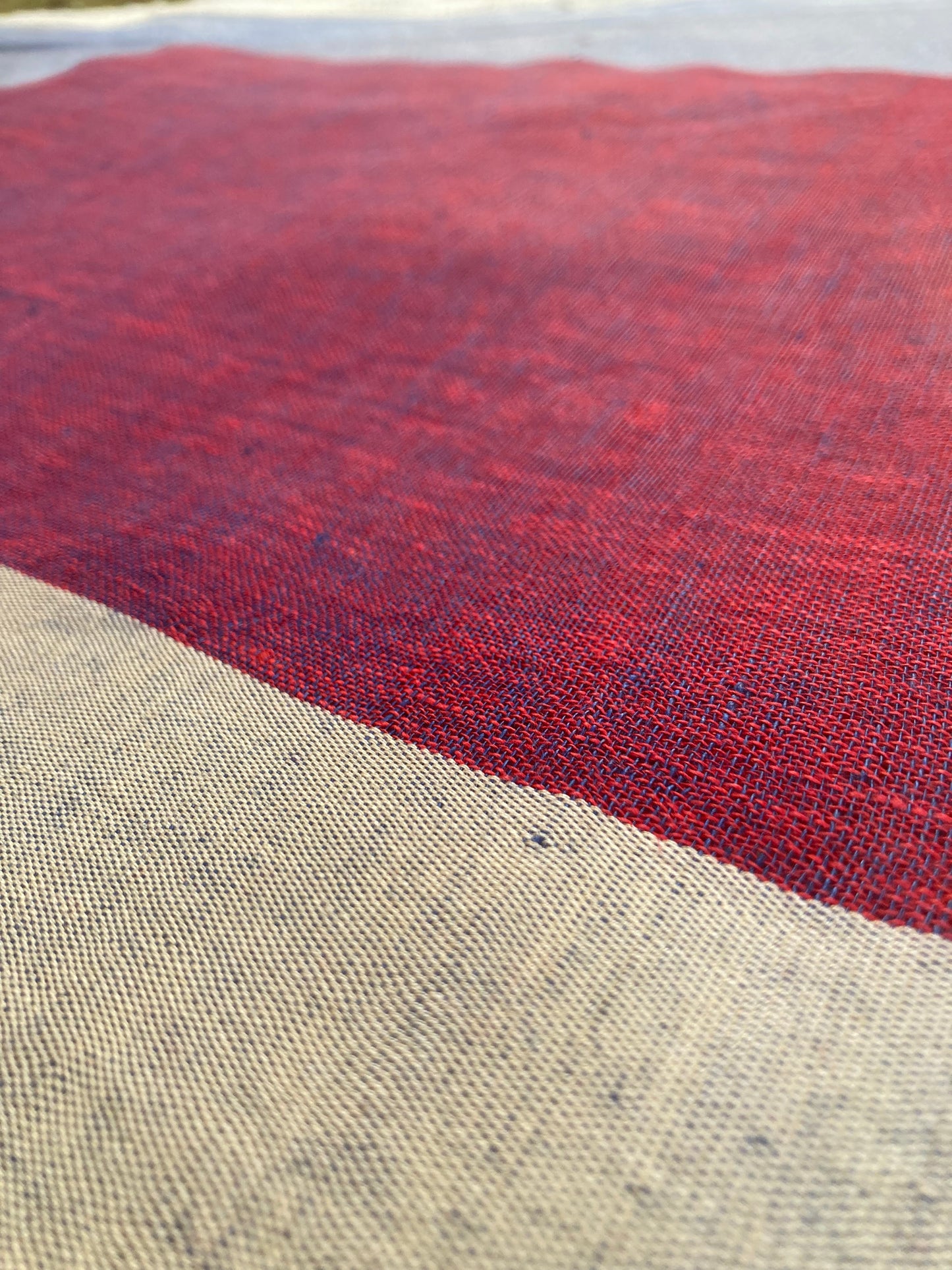 Magenta Handloom Linen Saree