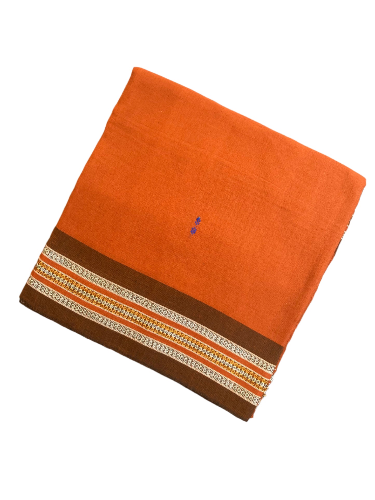 Brownish Orange Sambalpuri Ikkat saree