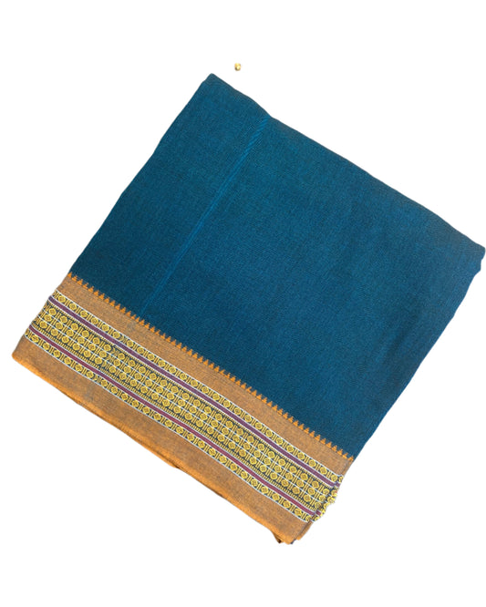 Navy Blue Sambalpuri Ikkat saree