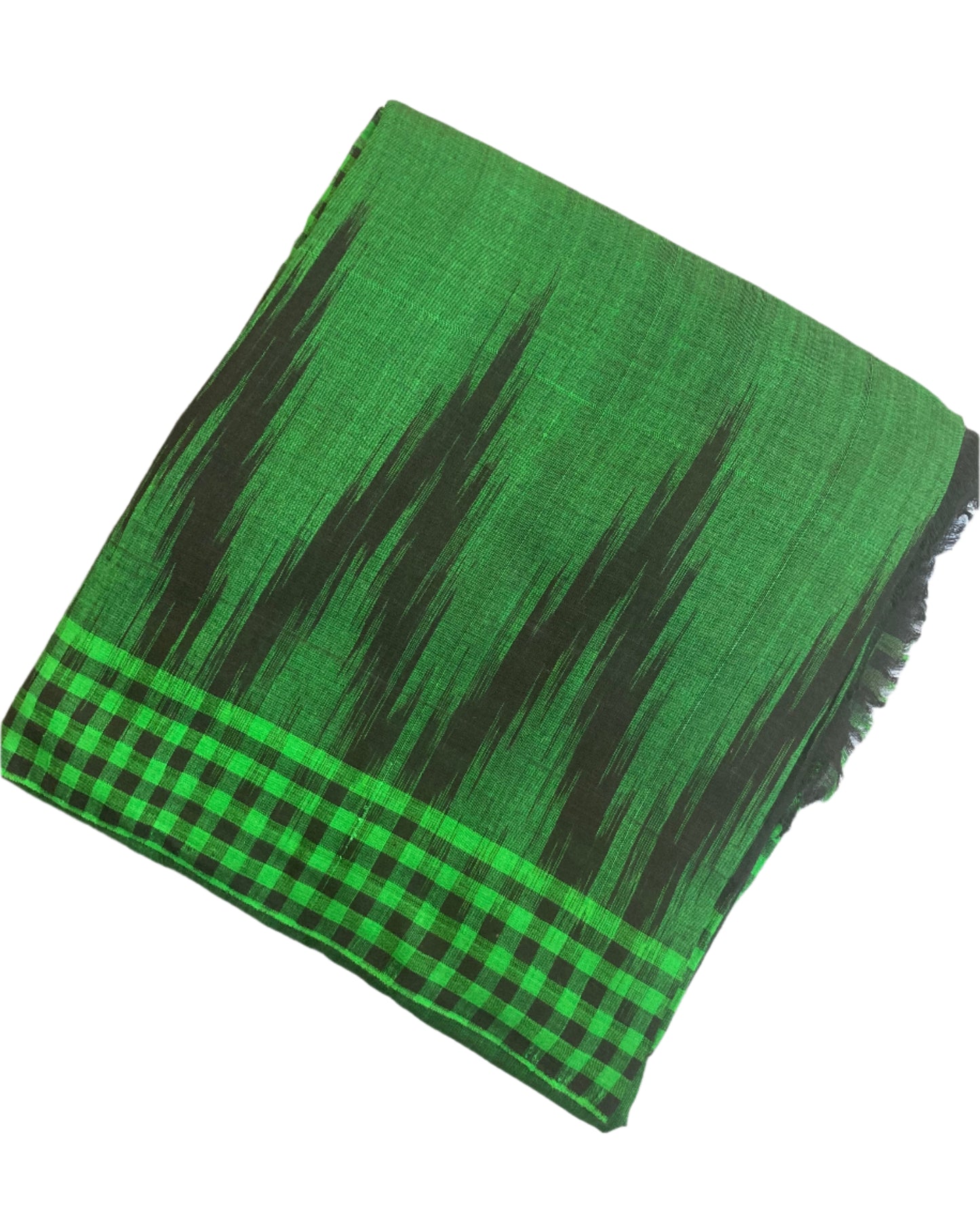 Emerald Sambalpuri Ikkat Saree