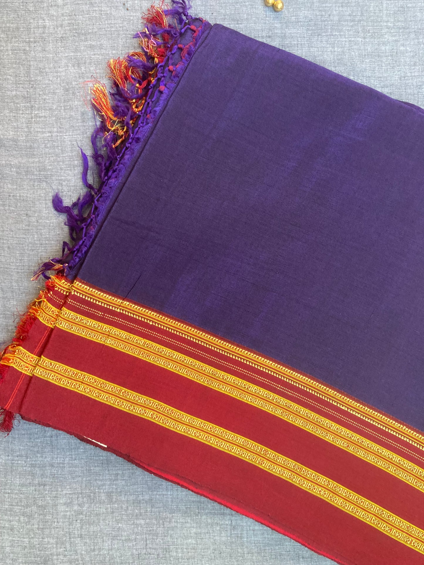 Deep Violet Ilkal Saree