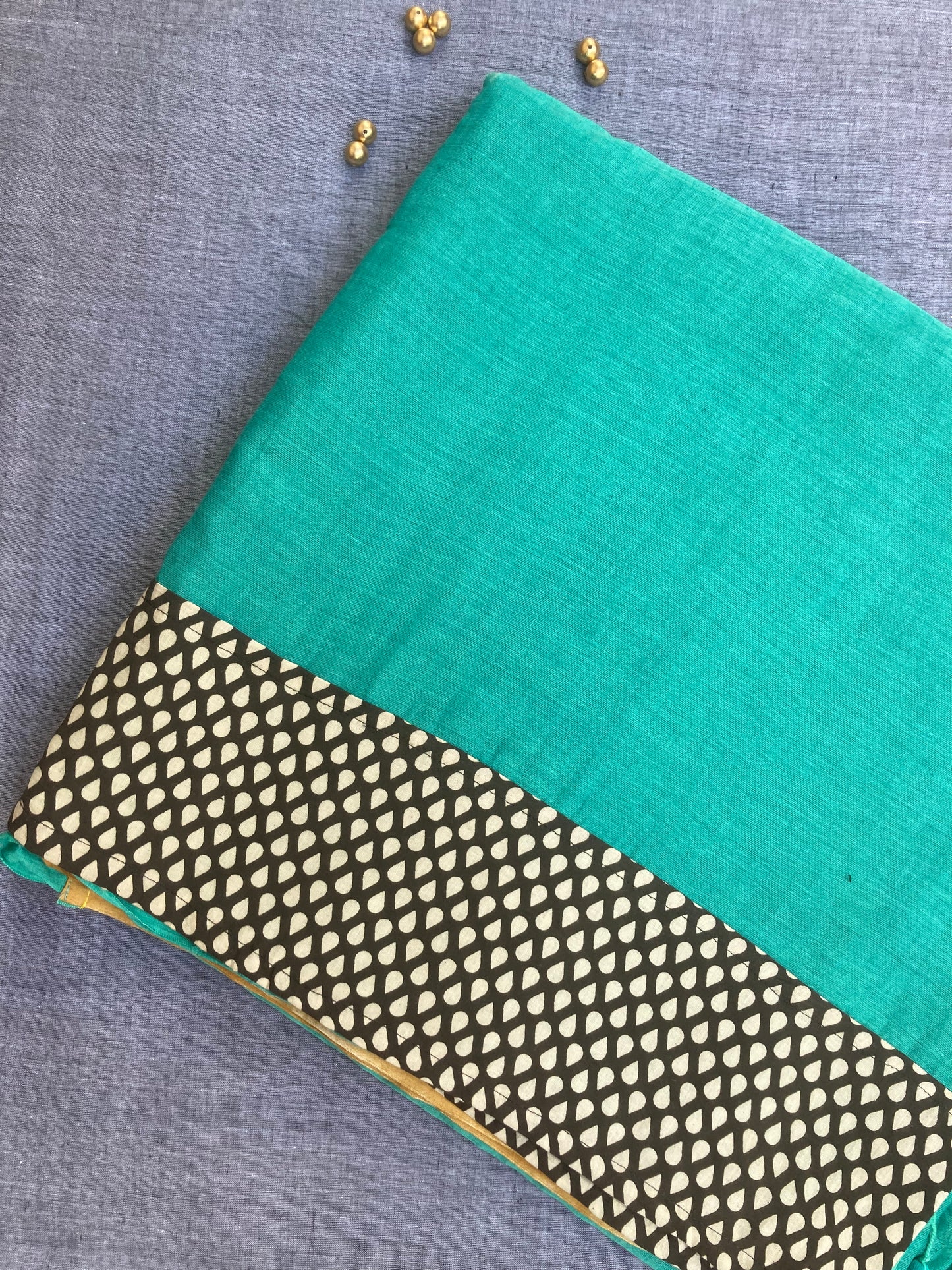 Mustered Yellow Maanto Concept Saree