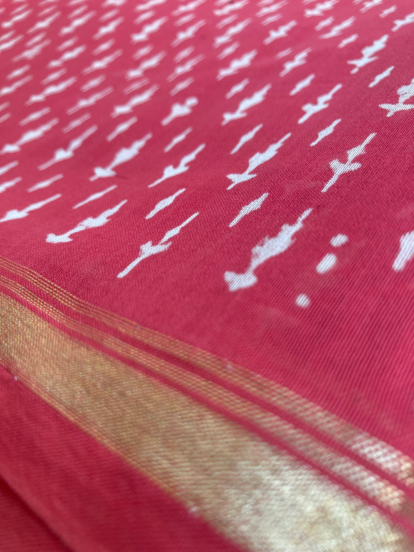 Peach Maanto Patli Pallu Saree