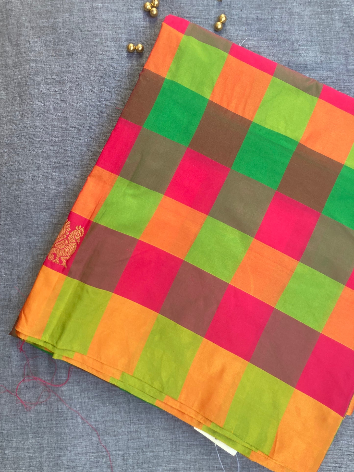 Linclon Green Arni Silk Saree