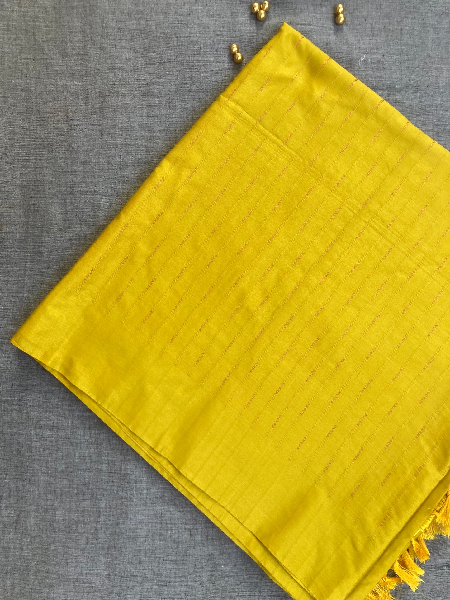 Chartreuse Arni Silk Saree