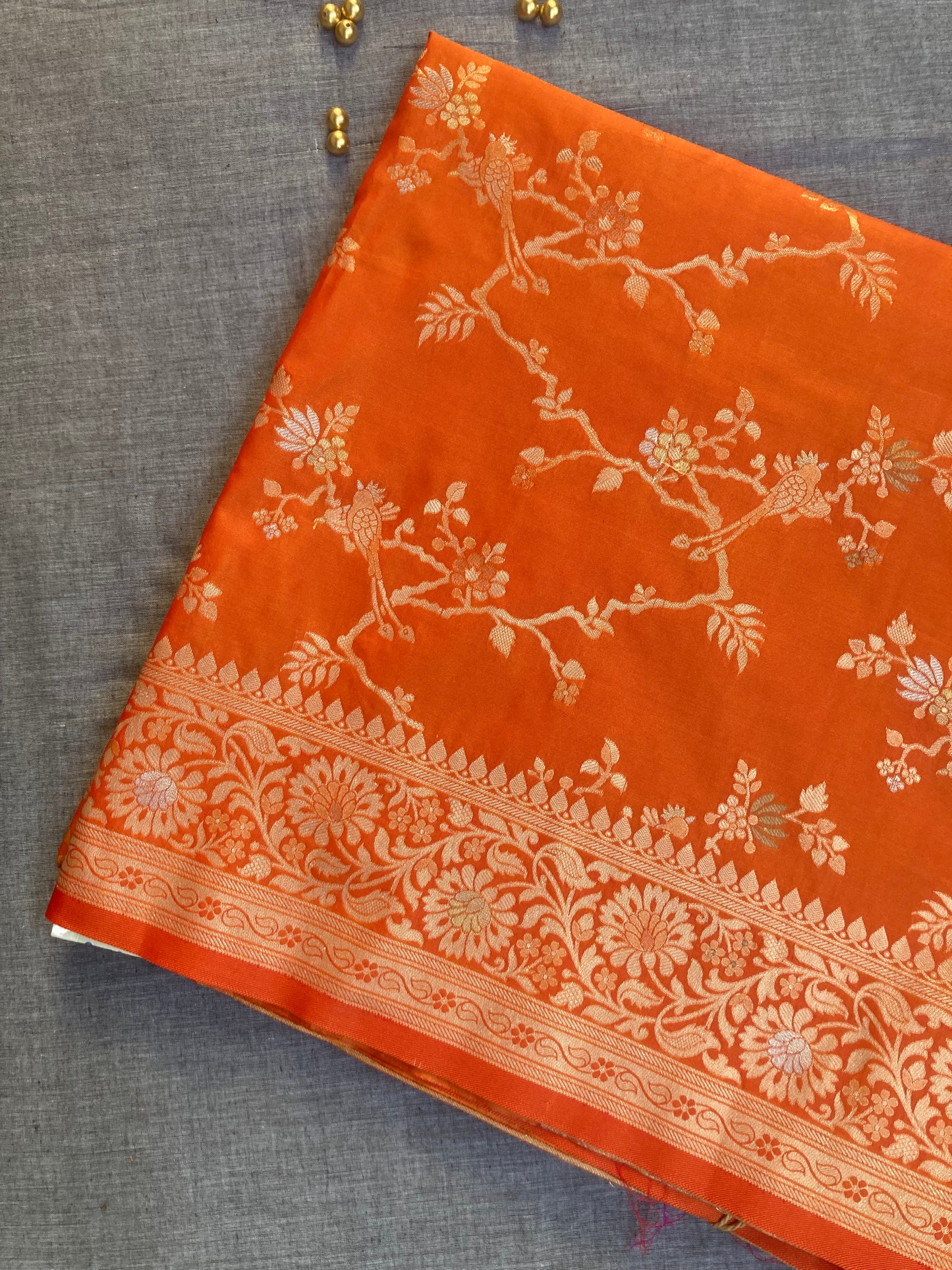 Fire Banarasi Saree