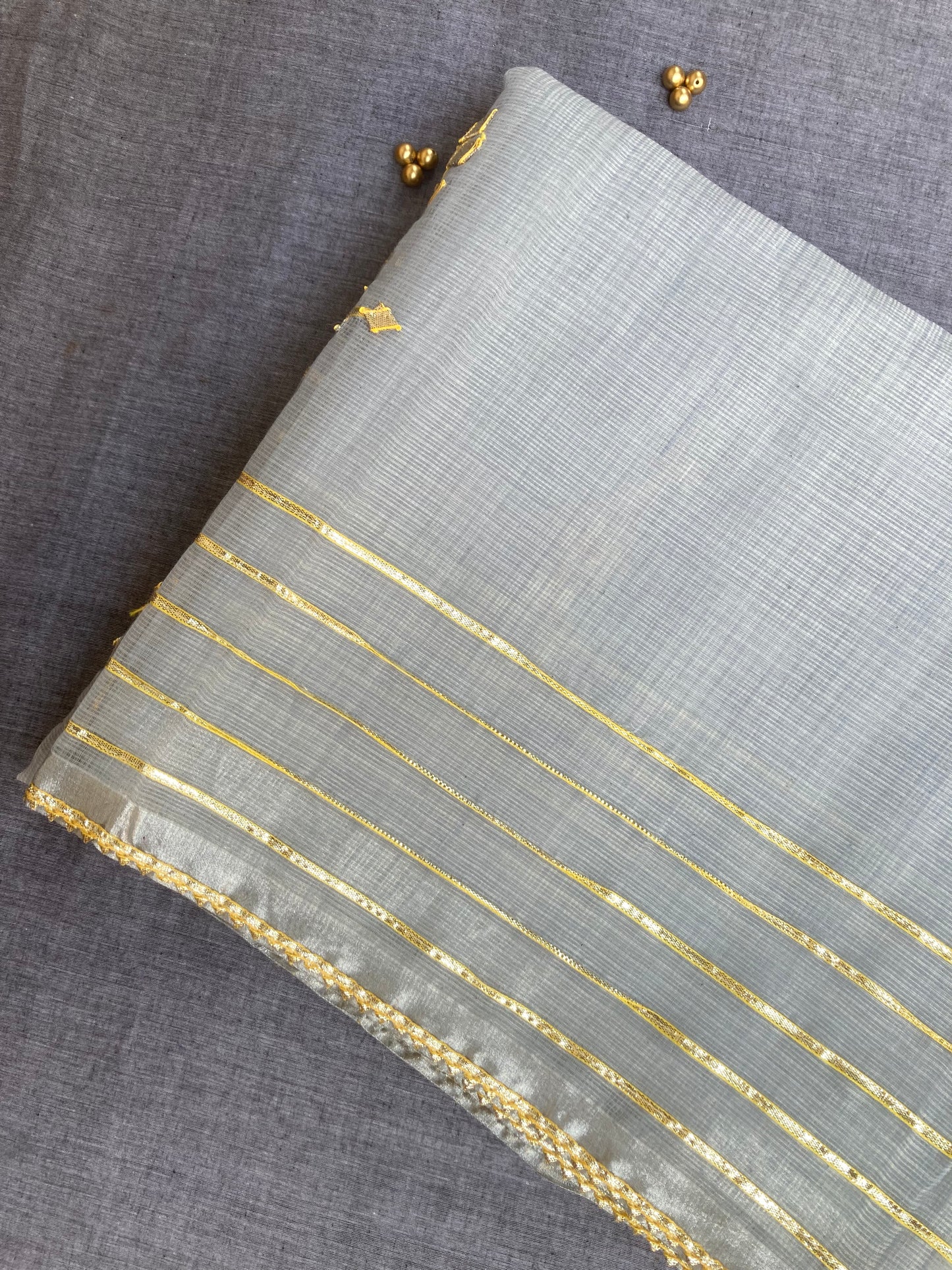 Cloud Gotapatti Kota Doria Saree
