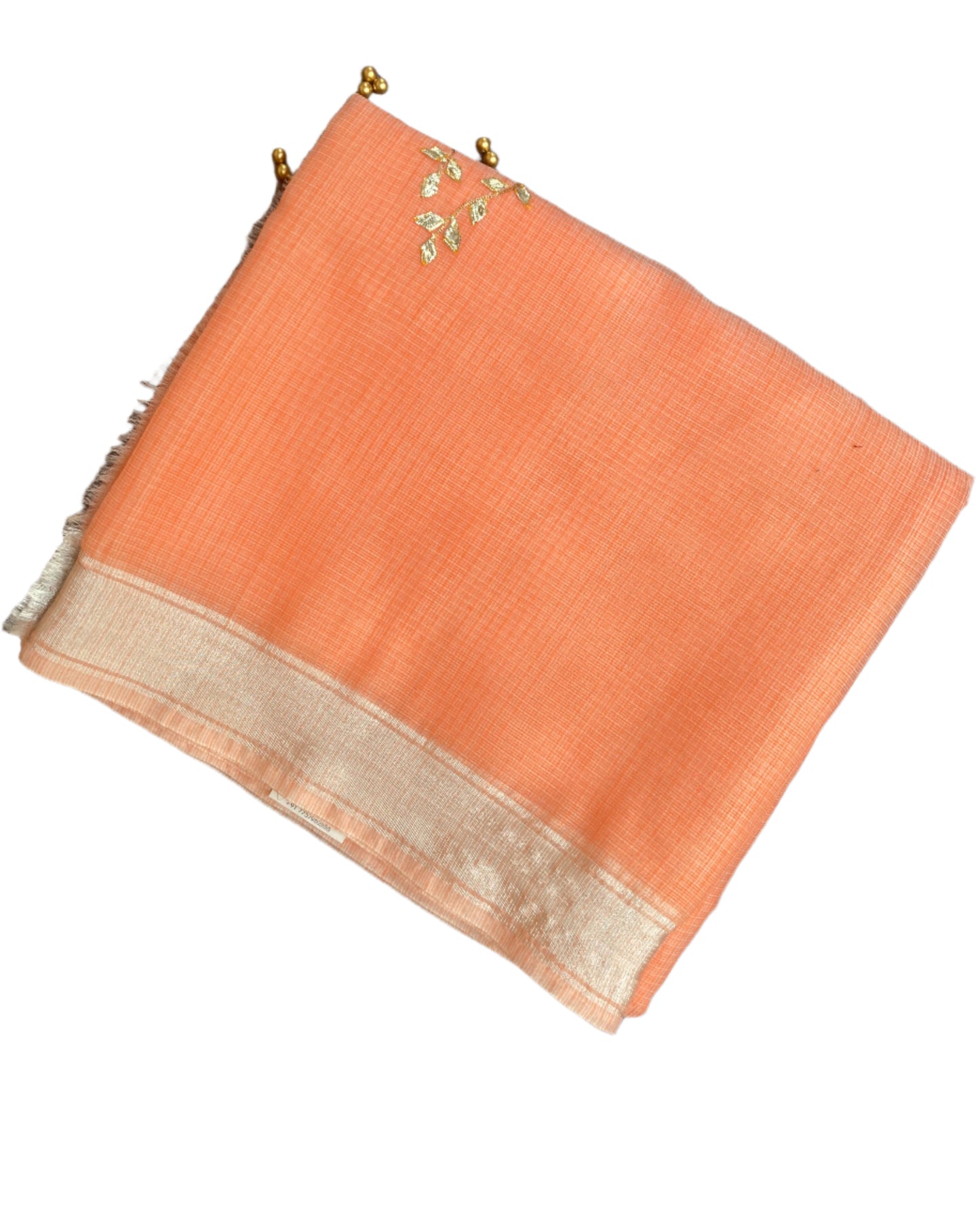 Tomato Gotapatti Kota Doria Saree