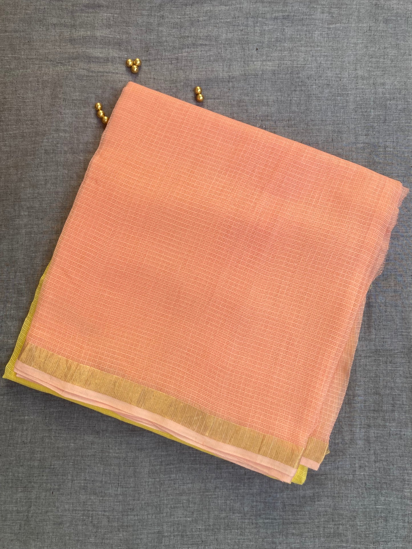 Dusty Ombre-Dyed Kota Doria Saree
