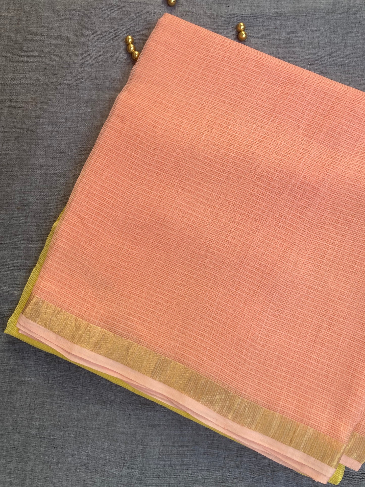 Dusty Ombre-Dyed Kota Doria Saree