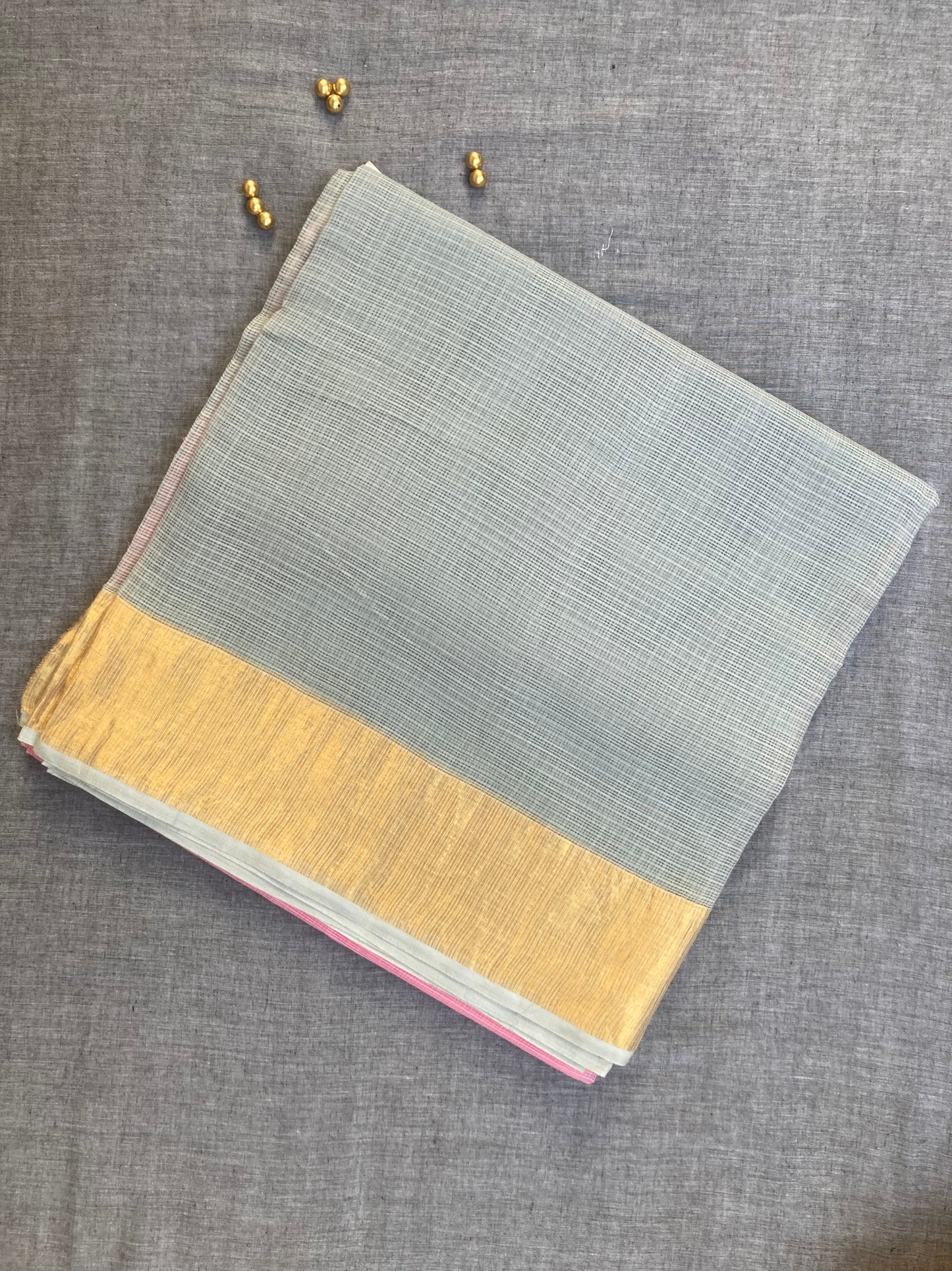 Coin Ombre-Dyed Kota Doria Saree