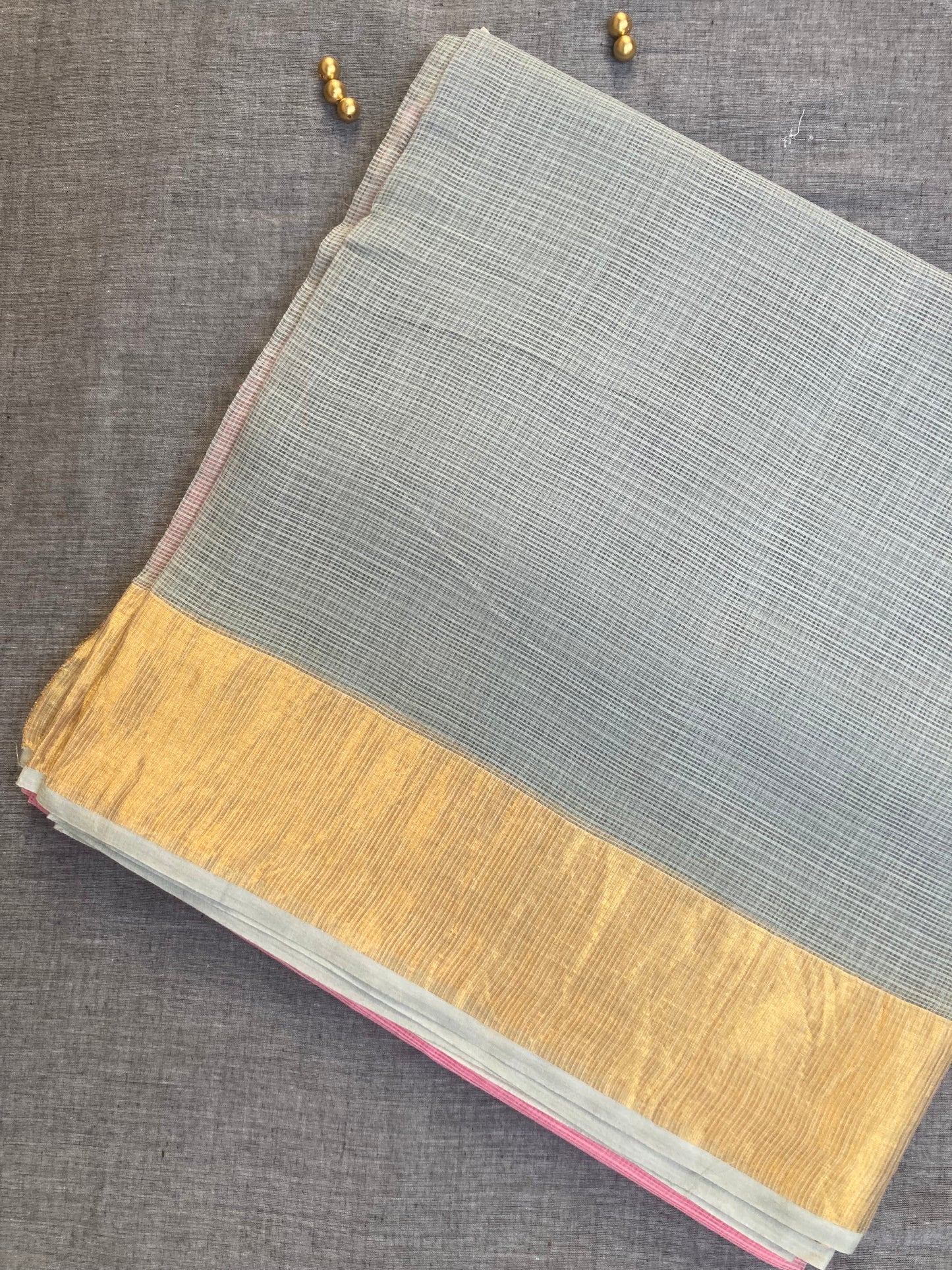 Coin Ombre-Dyed Kota Doria Saree