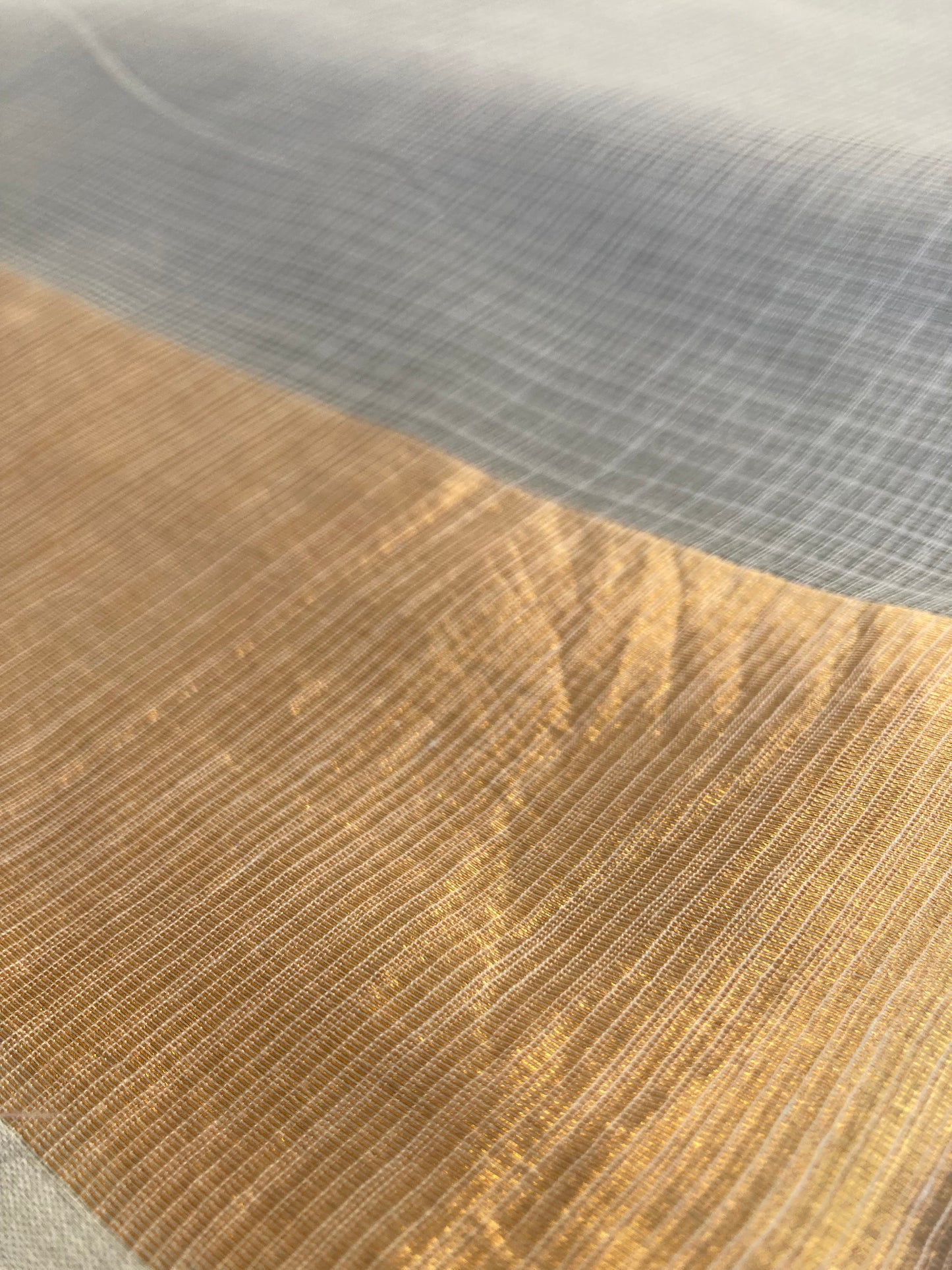 Coin Ombre-Dyed Kota Doria Saree