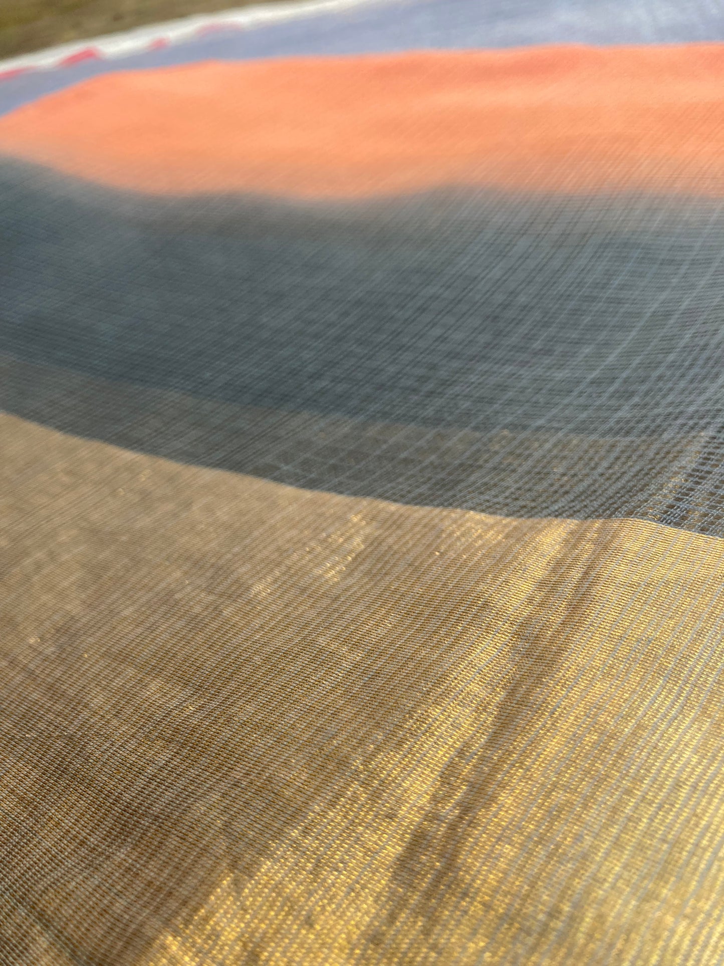 Tiger Ombre-Dyed Kota Doria Saree