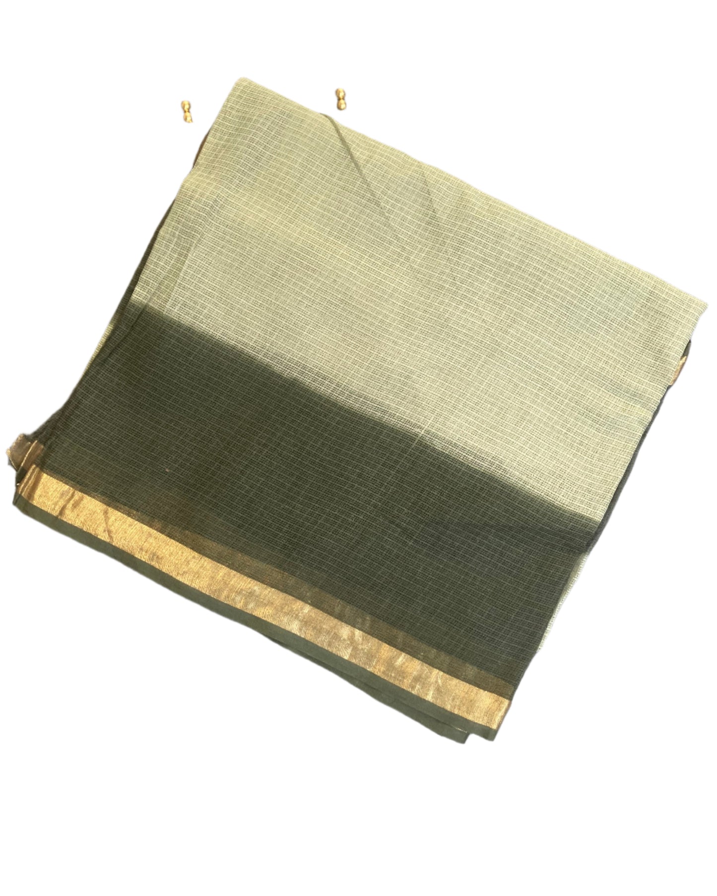 Cloud Ombre-Dyed Kota Doria Saree