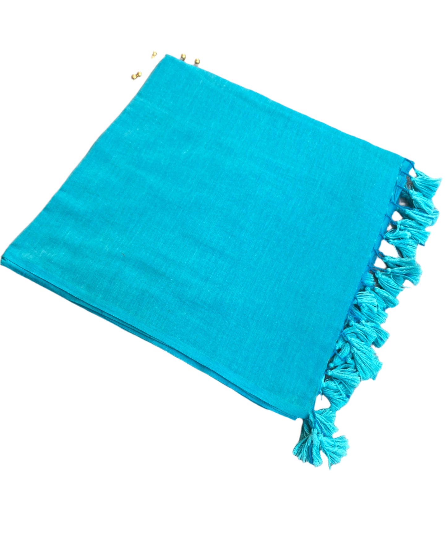 Royal Blue Mul Cotton Saree