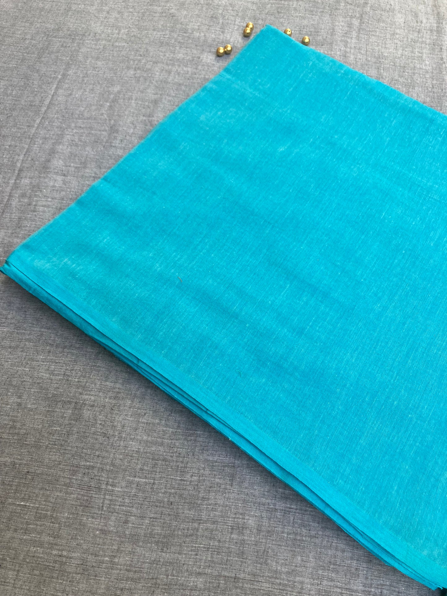 Royal Blue Mul Cotton Saree
