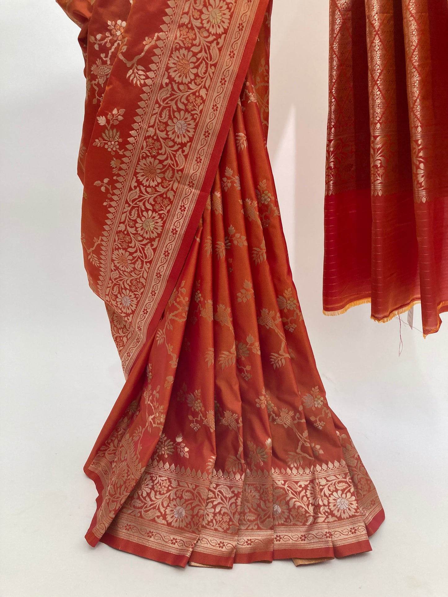 Fire Banarasi Saree