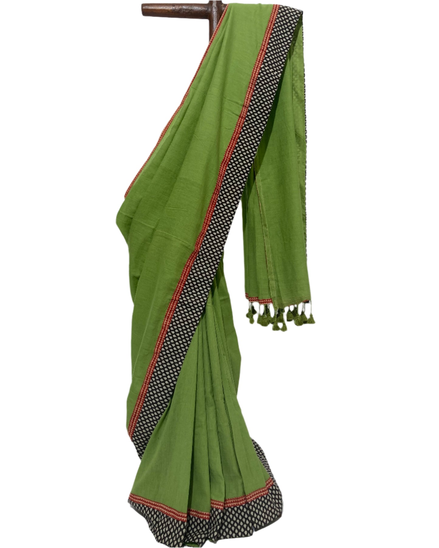 Light Green Maanto Concept Saree
