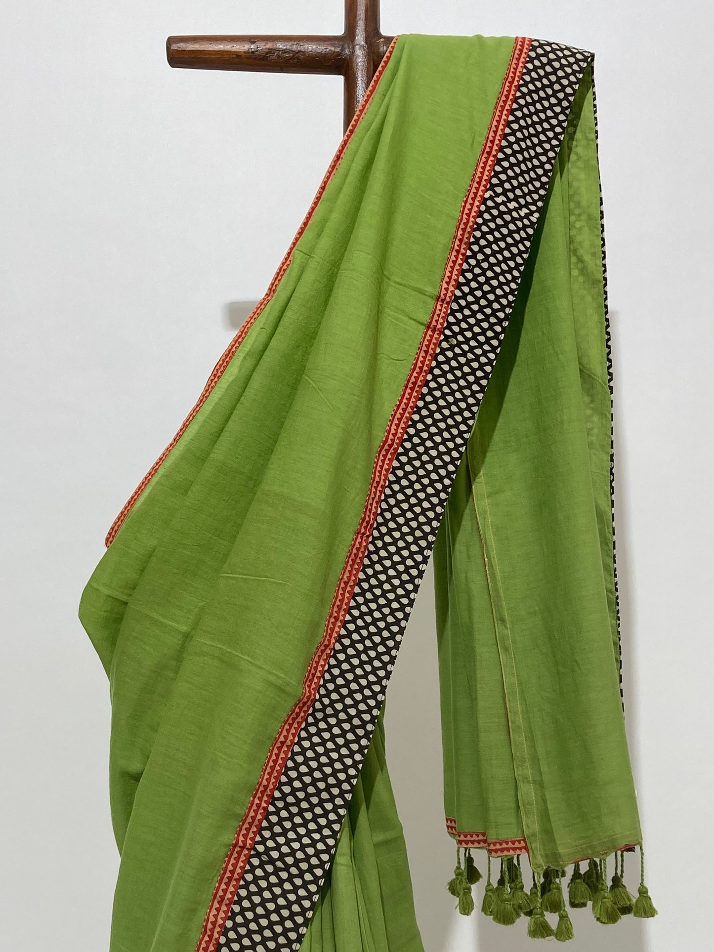 Light Green Maanto Concept Saree