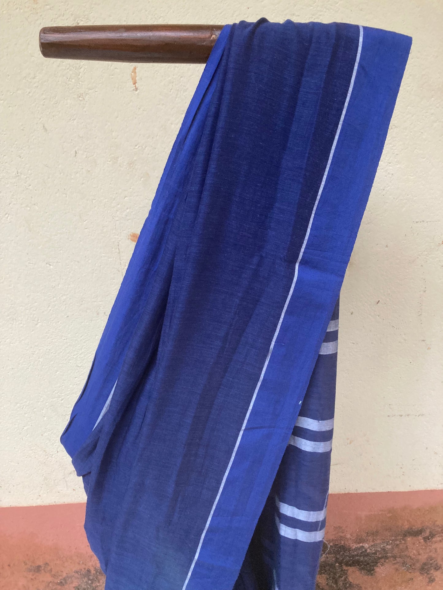 Royal Blue Cotton Saree