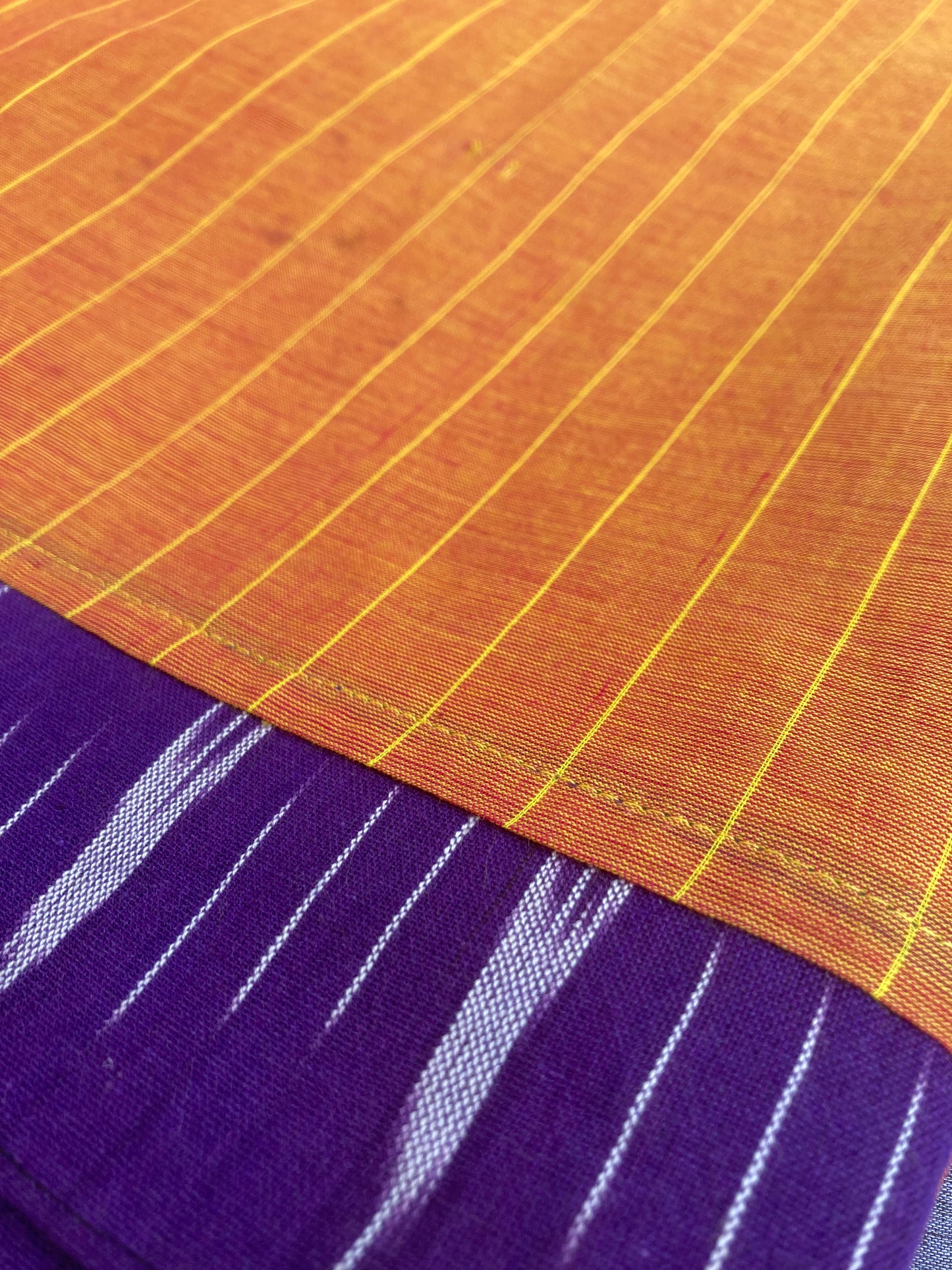 Dark Yellow Maanto Concept Saree