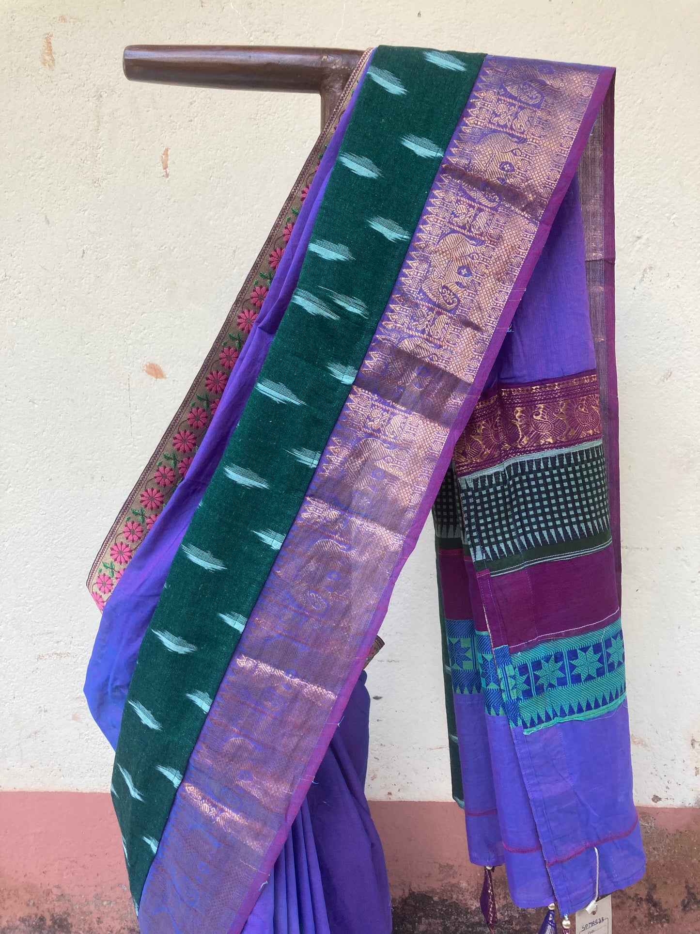 Dark Purple Maanto Concept Saree