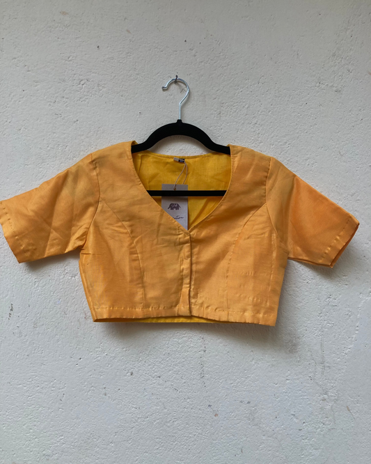 Amber Cotton Silk Blouse