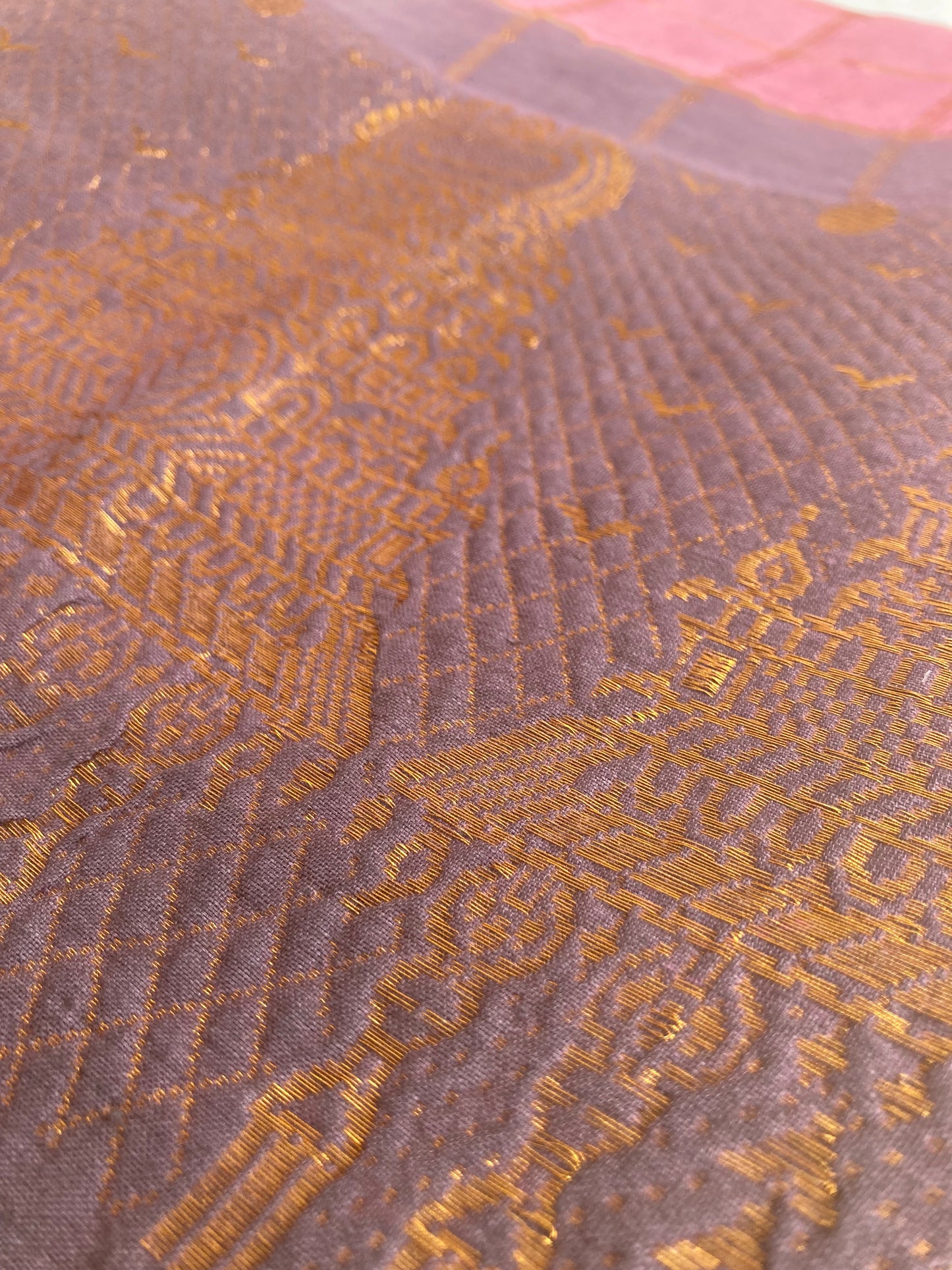 Baby Pink Sungudi Saree