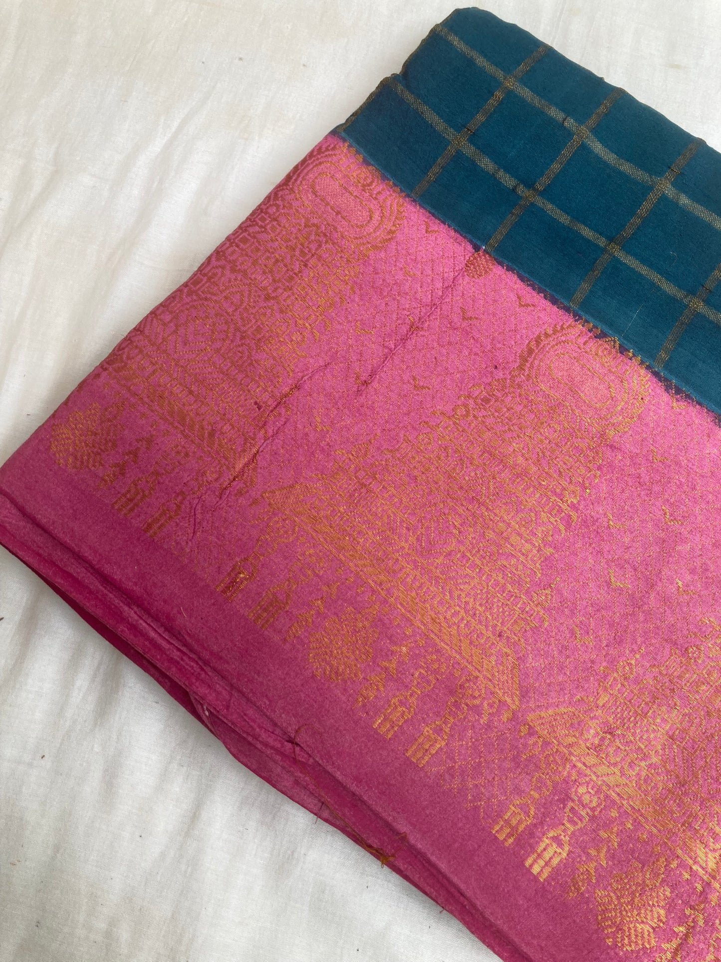 Peacock Green Sungudi Saree