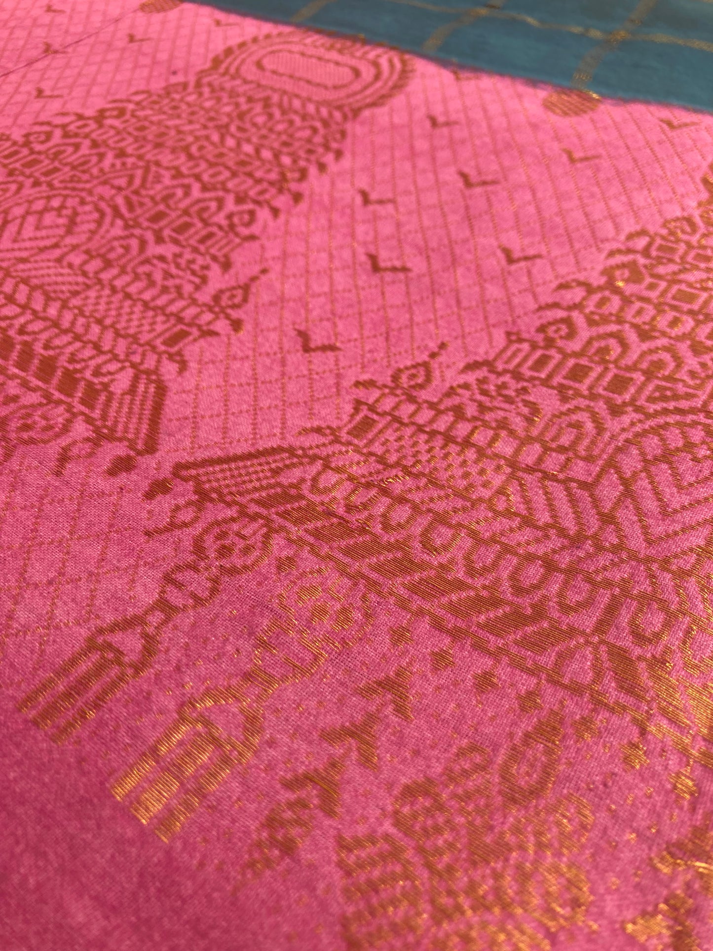 Peacock Green Sungudi Saree