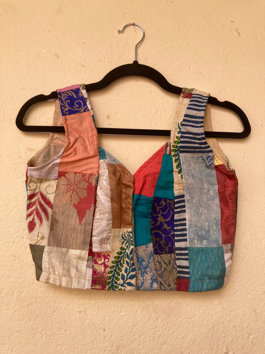 Multiclour Patchwork Blouse