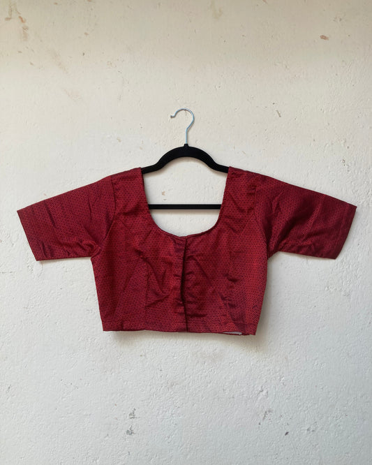 Maroon Khan Blouse