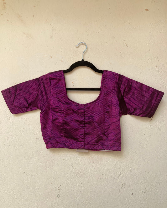 Dark Purple Khan Blouse